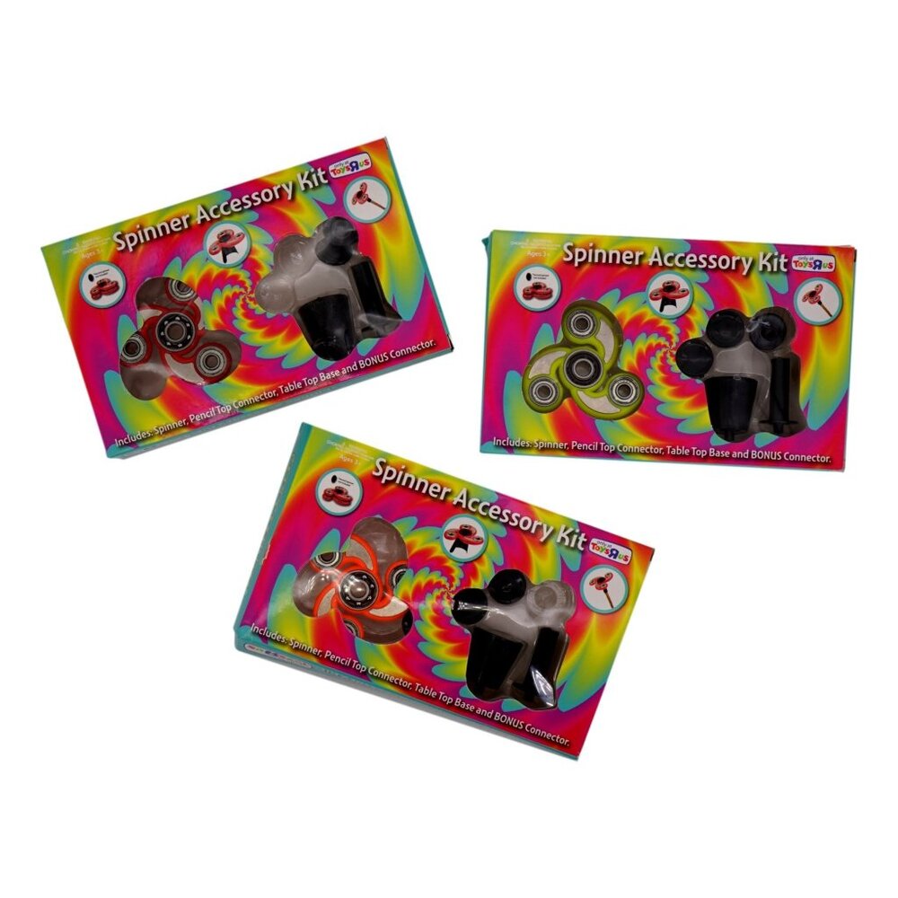 Spinner Accessory Kit | Set of 3 | For Ages 3+ | Durable & Fun